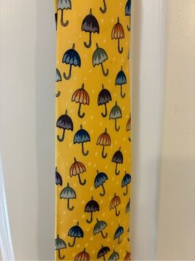 Vintage Hermes-Paris Hermes for Citigroup Whimsical Silk Umbrella Tie